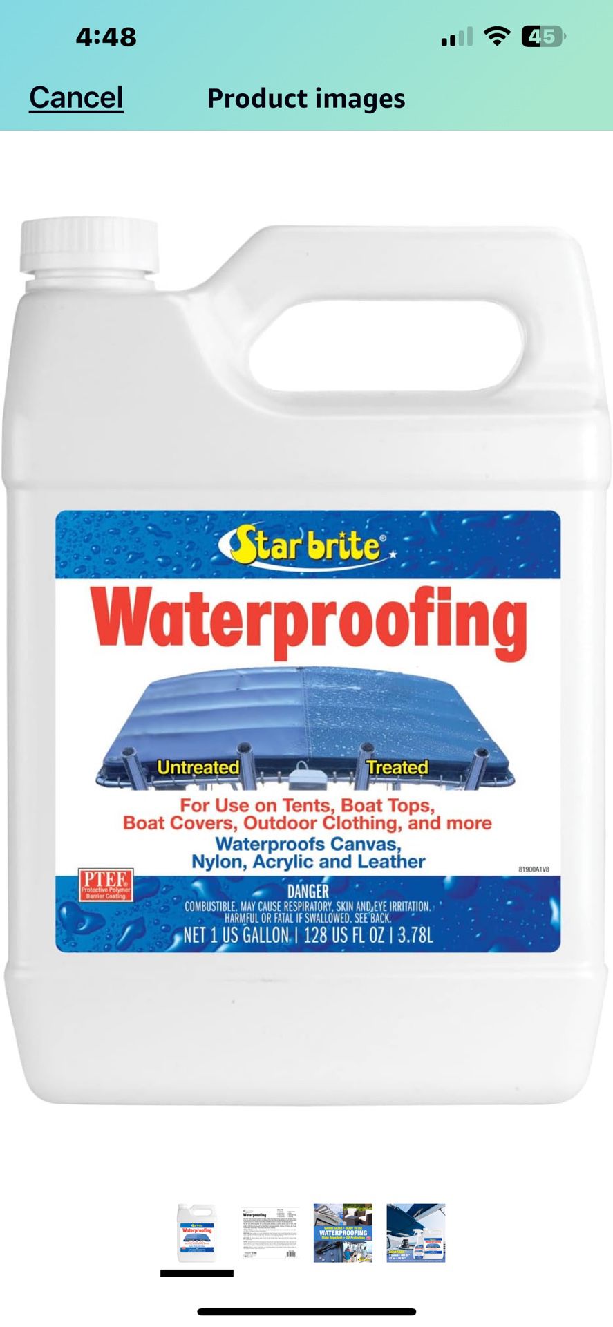 Waterproofing Gallon NEW - Never used 