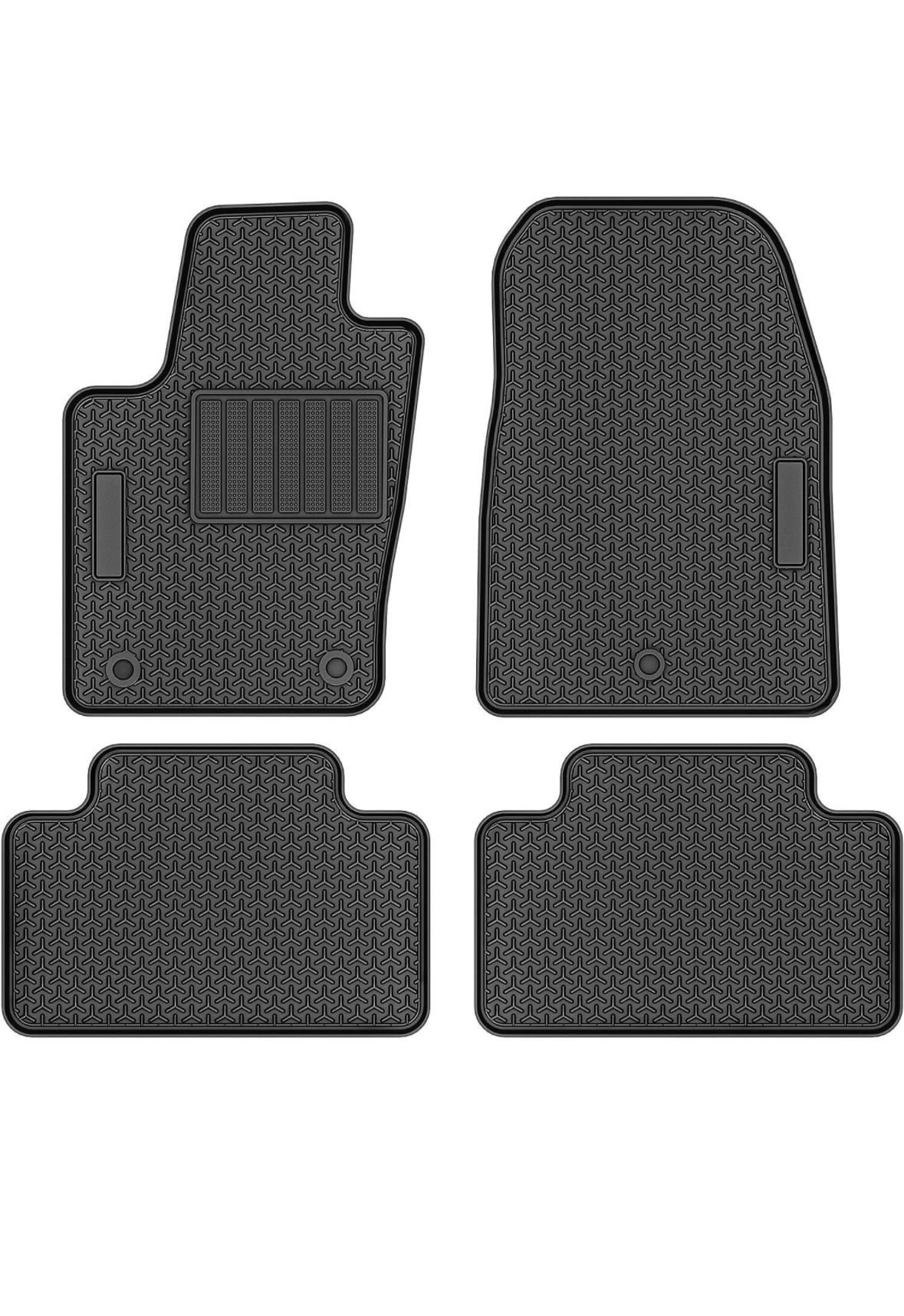 2D Floor Mats for 2016-2021 Jeep Grand Cherokee All Weather 1st 2nd Row Liners