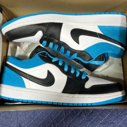Jordan 1 Low Laser Blue 9m