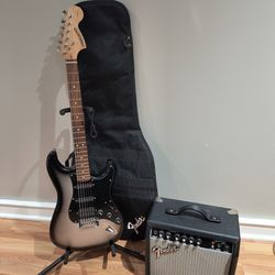 Fender Starcaster Electric Guitar and Amp Bundle