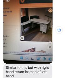 Putty / Oak Right Corner Pedestal Desk Kit