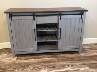 Farmhouse Sideboard / Wine Cabinet – 54"