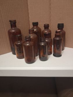 Amber Glass bottles
