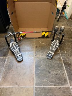 Gibraltar 4611-DB Velocity Single Chain Double Bass Drum Pedal