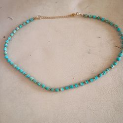 Turquoise Necklace 17 inches