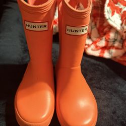 Girls Hunter Boots Size 10