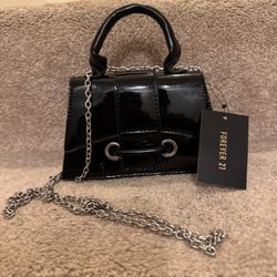 Forever 21 Crossbody Handbag Black