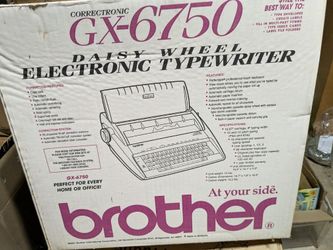 Brother GX - 6750 , Daisy Wheel, Electronic Typewriter 