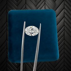 Oval Shape Certified Lab Grown Diamond For Jewelry 
