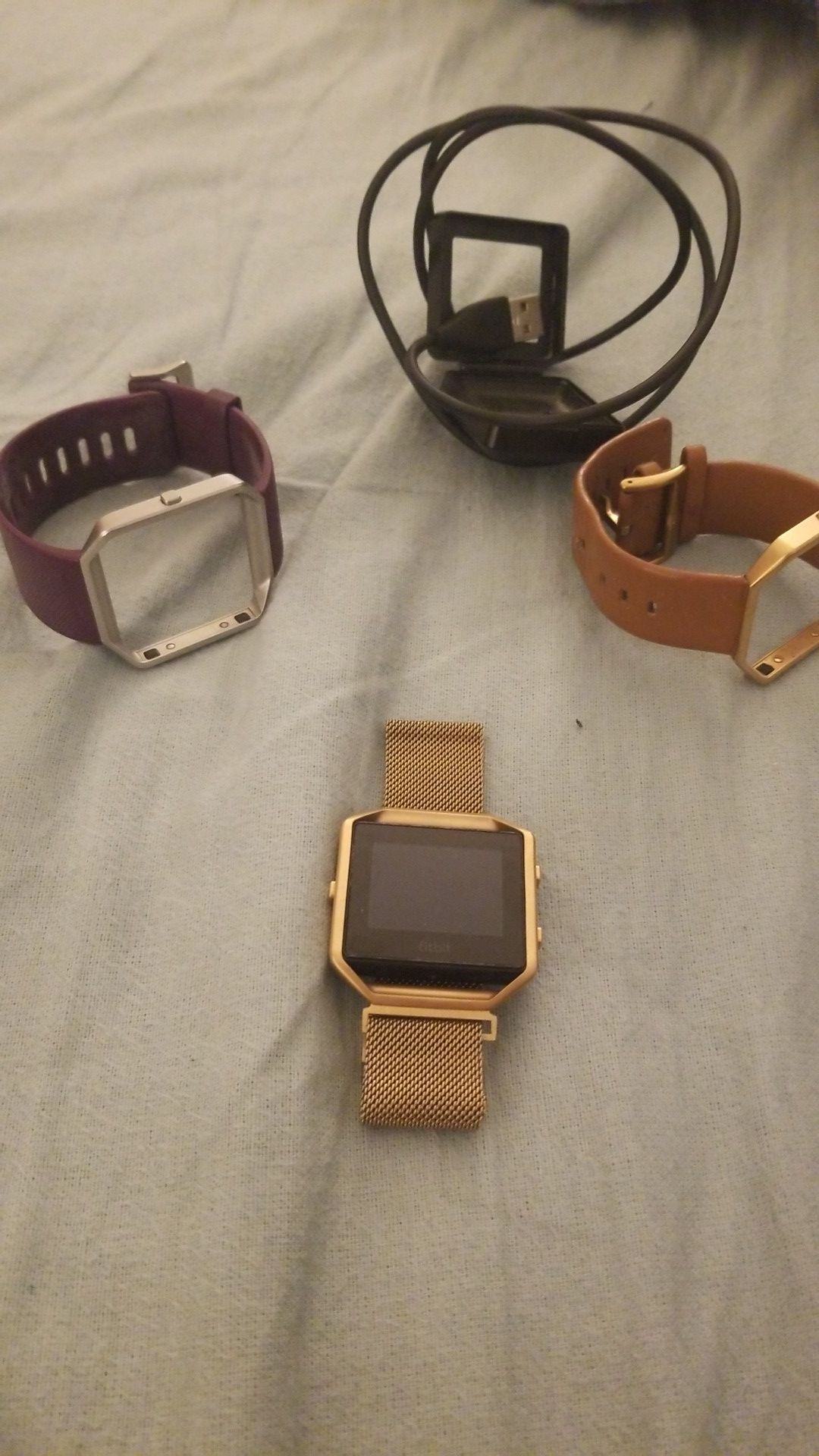 Fitbit Blaze with 2 extra bands