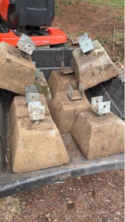4x4 pier blocks