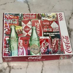 Coca Cola Then and Now 1000 piece Puzzle