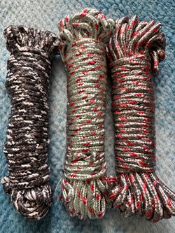 Braided Nylon Rope Lot of 3