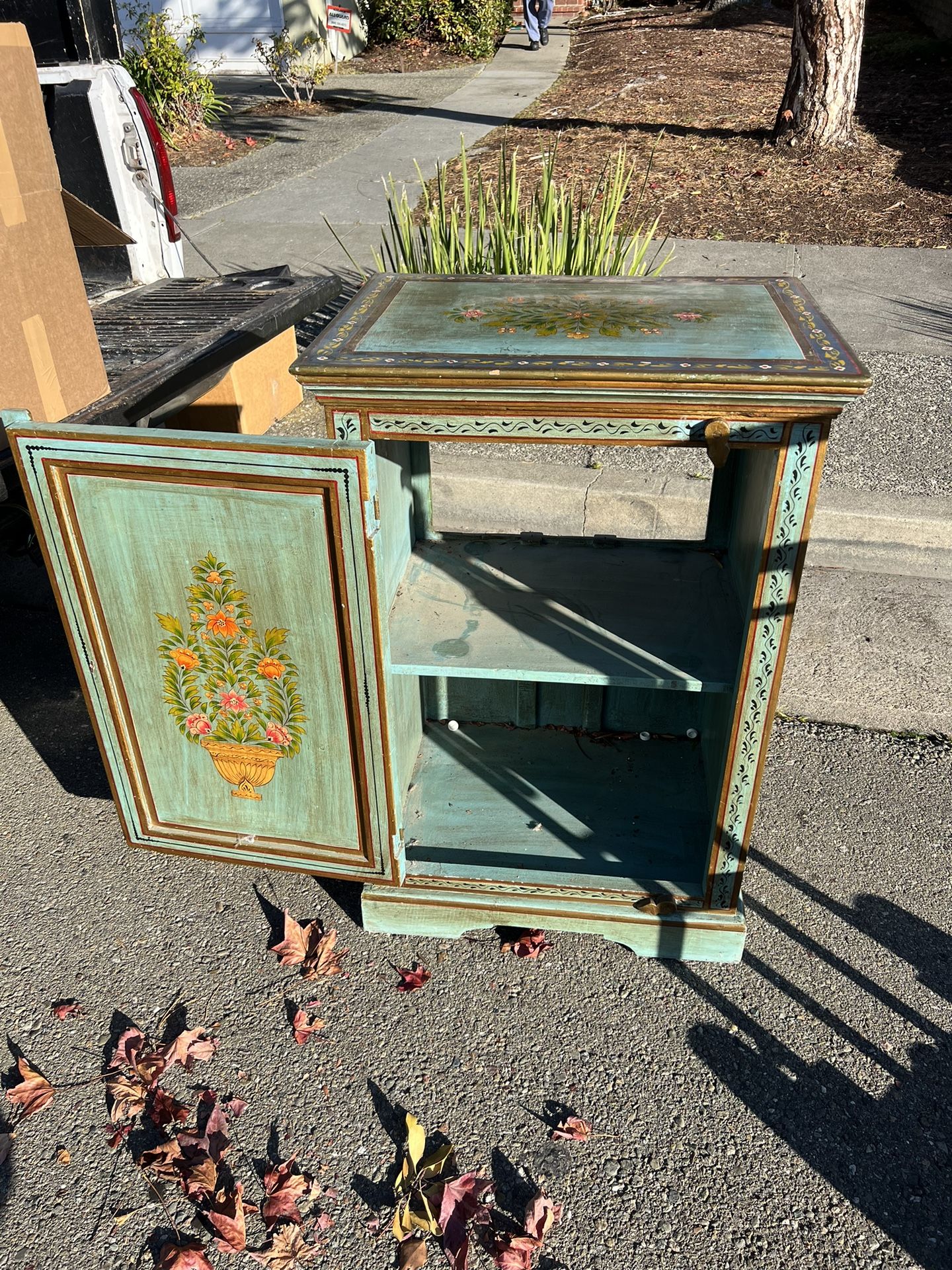 Antique Wood Cabinet