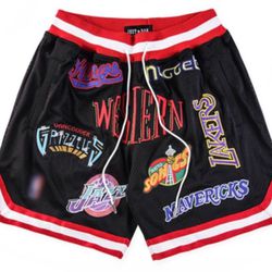 Western Conference Just Don Shorts Size Xl Or 2X