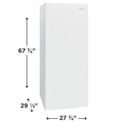 Frigidaire Upright Freezer in White with Reversible Door (16 cu. ft. Frost Free)