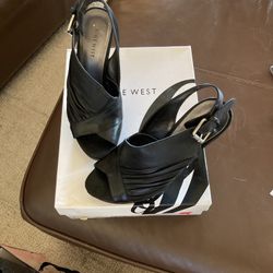 Nine West Black Heels 5 Inch