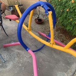 heavy duty metal teeter totter for kids