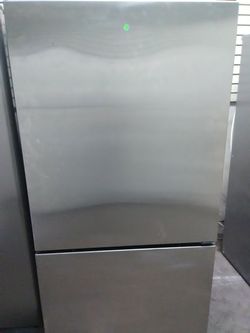 Refrigerator with freezer down