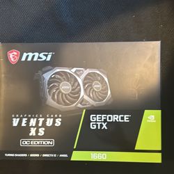 MSI GTX 1660 Ventus XS OC – Reliable 1080p Gaming GPU (Used, Great Condition)