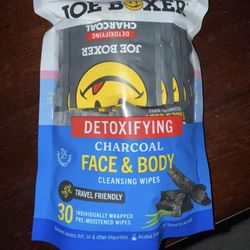 FACE & BODY WIPES GREAT FOR TRAVEL 30 PACK  