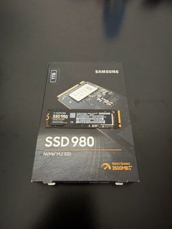 Samsung SSD 980 MVMe PCIe 3.0 1TB - 44hrs of use, like new!