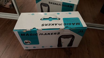 MagicMakers Shiatsu Neck & Shoulder Massager with Heat – Includes Home & Car Adapter