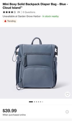 Diaper backpack