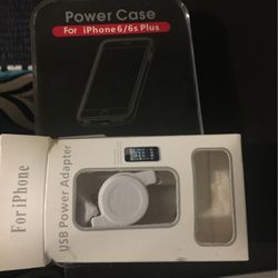 I Phone Power Case And power Adaptor Brand New