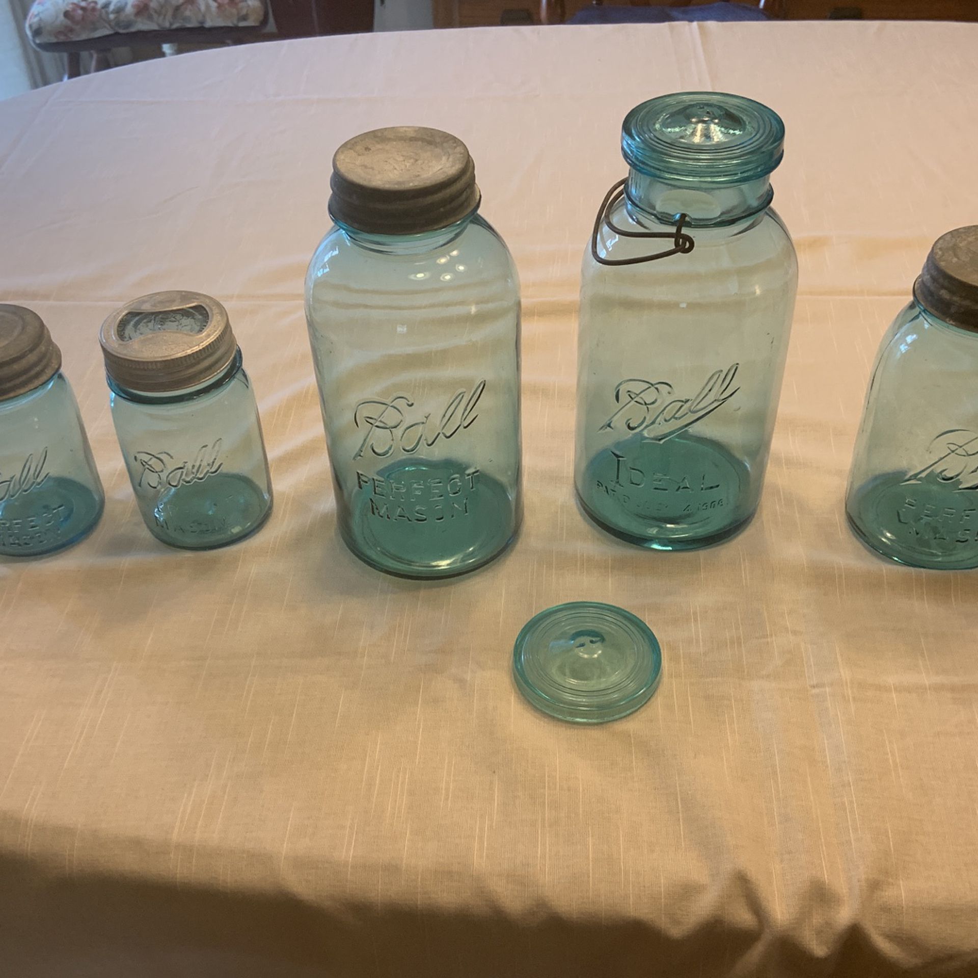 Ball Jars And Mason’s Jar With Old Lids