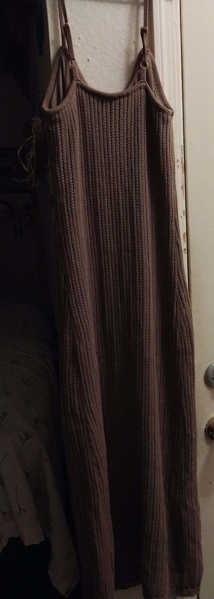 Ladies Small Long Sleeveless Sweater Dress