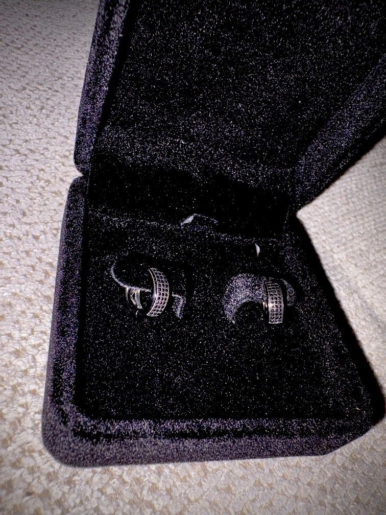 Black Diamond Earrings