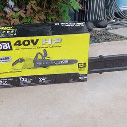 CHAINSAW RYOBI 40V TOOL ONLY 
