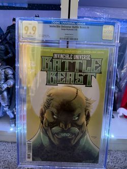 Invincible Universe: Battle Beast #9 CGC 9.9 Variant Cover G Kirkman Ottley