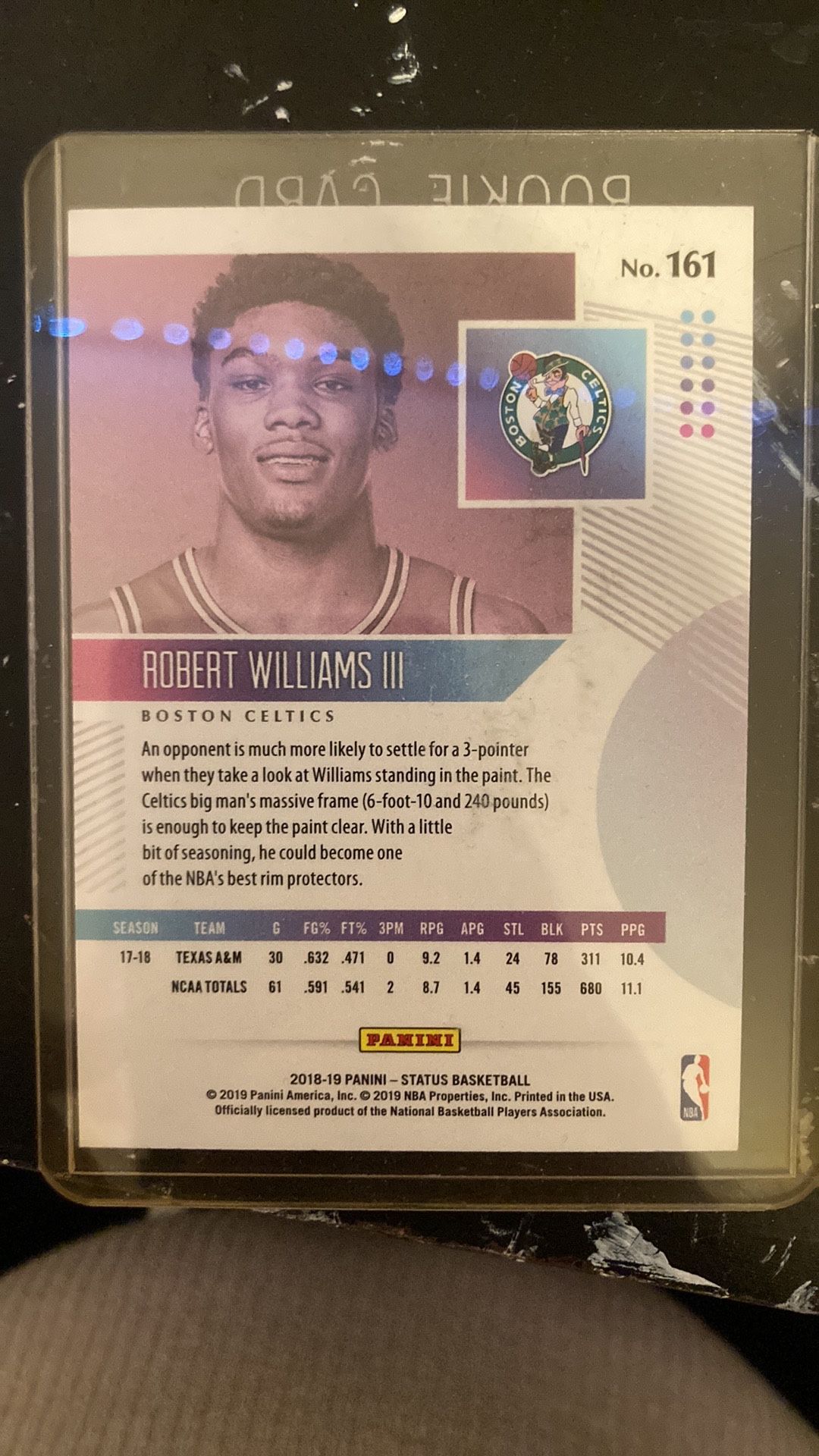 Robert Williams Rookie Card