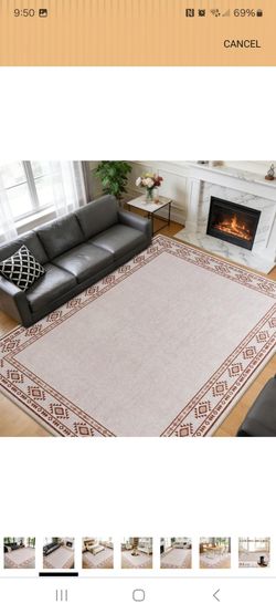 6x9 beautiful Rug great for bedroom living room new in box pick up in pomona $50