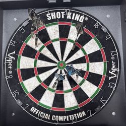 Dart board With Wall Case