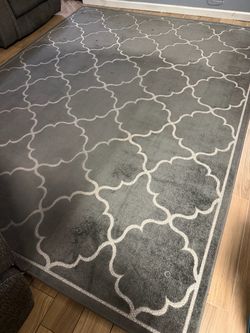 Gray 3D Bahama area rug 8x10’