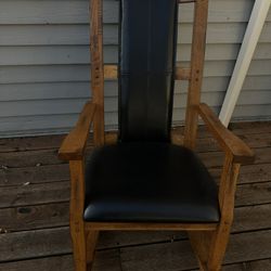 Oak Mission Rocking Chair 