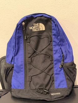 Vintage The North Face Mohawk Blue Black Backpack Rucksack