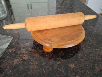 Rolling pin and board. Cash only.