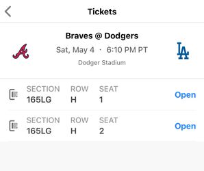 Dodgers Vs. Braves 5/4