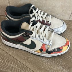 Nike dunk multi colored camo special edition