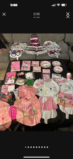 Hello Kitty, party supplies
