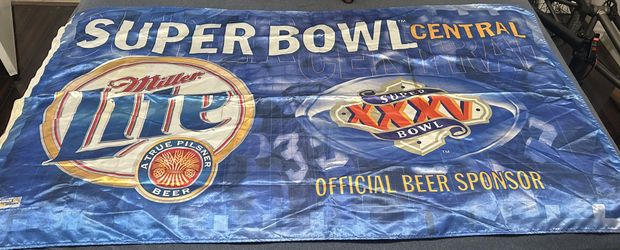 Super Bowl Miller Flag