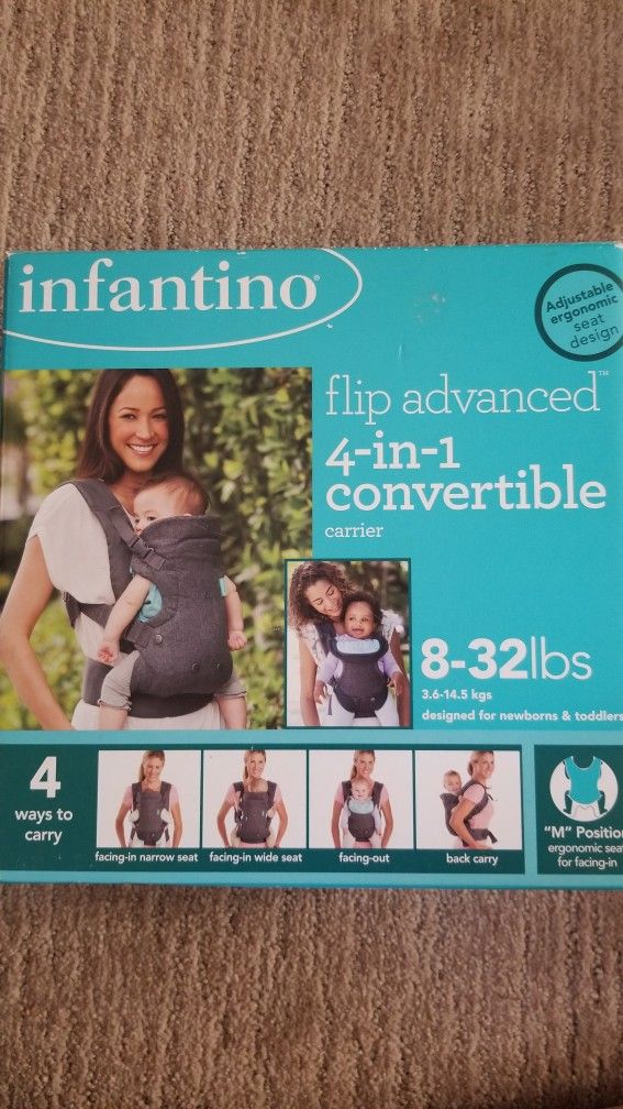 Infantino 4-in-1 Baby Carrier(grey)
