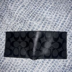 Vintage Coach Black Wallet