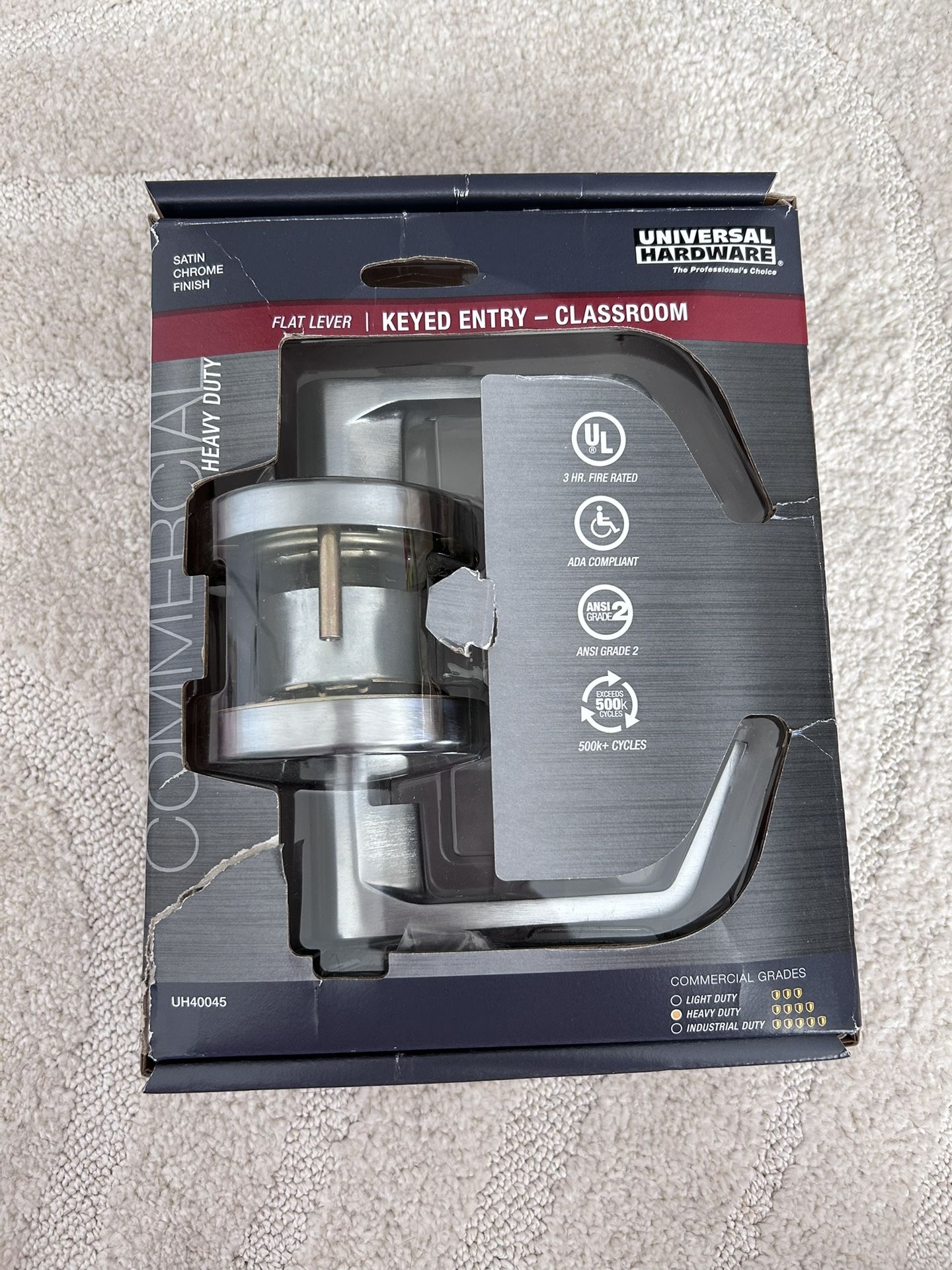 Universal Hardware, Key Entry Commercial Great Heavy Duty Lever