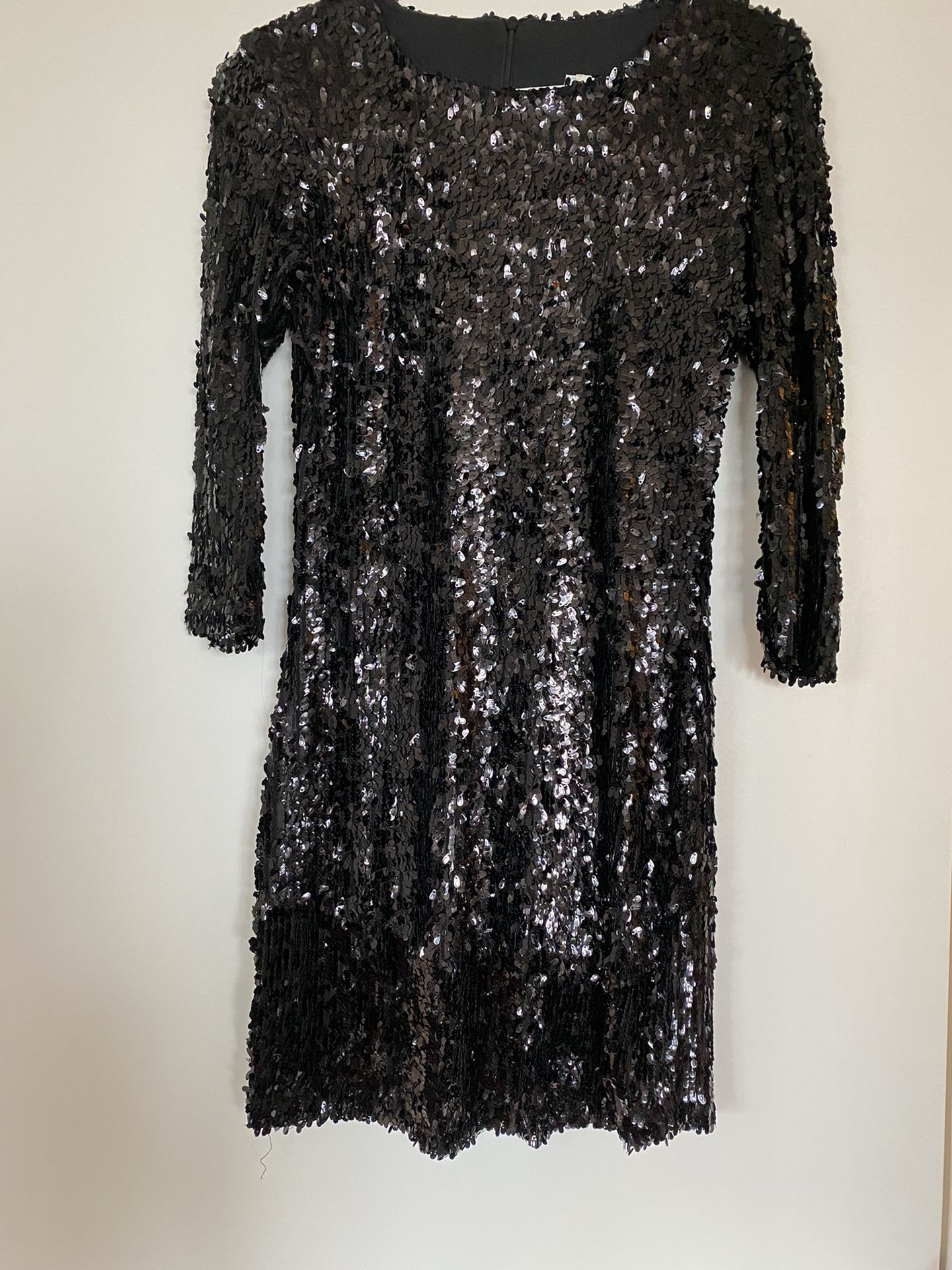 Black Sequin Small Dress
