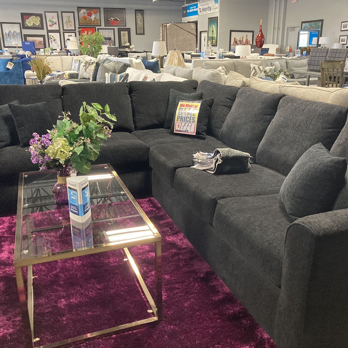 black sectional 🖤🫶🏼 $1,699